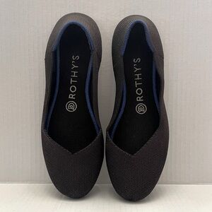 Rothy’s Black flats 7.5 GUC Authentic
